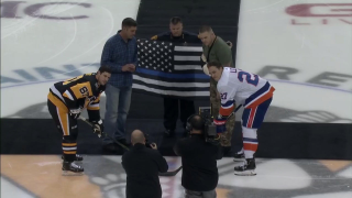 Penguins Include Blue Lives Matter Flag In Ceremony Honoring Tree Of Life Victims, For Some Reason